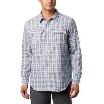 Columbia Muške Košulje - Silver Ridge 2.0 Plaid Long Sleeve Plave | BMHY-25074